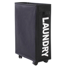 Carica l&#39;immagine nel visualizzatore di Gallery, Cestino da bucato portatile con ruote
