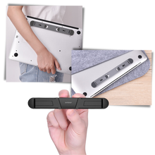Carica l&#39;immagine nel visualizzatore di Gallery, Leggero supporto invisibile in alluminio per laptop - Ozerty
