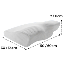 Carica l&#39;immagine nel visualizzatore di Gallery, Cuscino di protezione cervicale in memory foam - Ozerty
