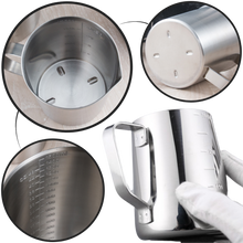 Carica l&#39;immagine nel visualizzatore di Gallery, Caraffa per il latte in acciaio inox 100 ml
