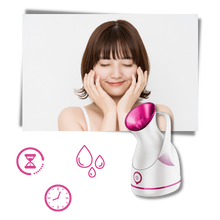 Carica l&#39;immagine nel visualizzatore di Gallery, Umidificatore portatile per il viso e sauna - Ozerty

