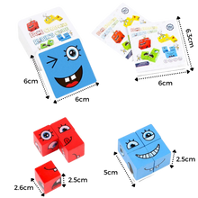 Carica l&#39;immagine nel visualizzatore di Gallery, Gioco di emoji del cubo magico Montessori - Ozerty
