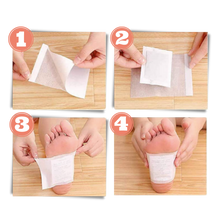 Carica l&#39;immagine nel visualizzatore di Gallery, Cuscinetti per piedi disintossicanti naturali
