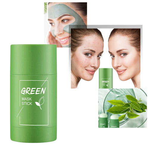 Maschera di tè verde pulizia profonda per rimuovere i pori e i comedoni - Ozerty