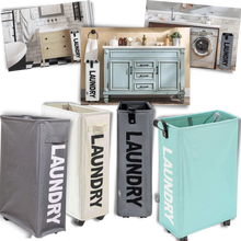 Carica l&#39;immagine nel visualizzatore di Gallery, Cestino da bucato portatile con ruote - Ozerty
