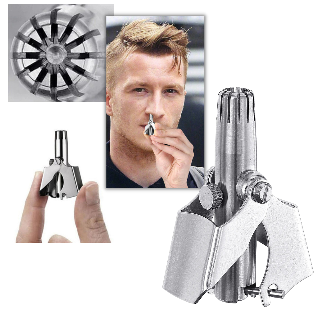 Trimmer manuale portatile per i peli del naso - Ozerty