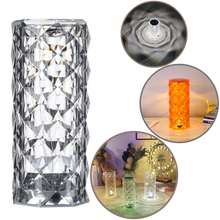 Carica l&#39;immagine nel visualizzatore di Gallery, Lampada da tavolo in cristallo di lusso - Ozerty
