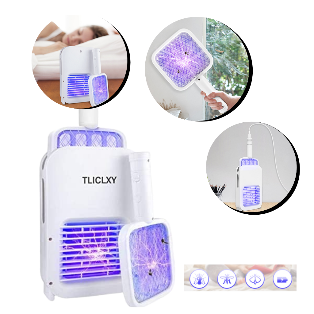 Insetticida elettrico per zanzare ricaricabile USB LED - Ozerty