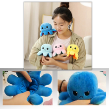 Carica l&#39;immagine nel visualizzatore di Gallery, Mini polpo di peluche reversibile - Ozerty
