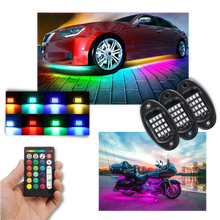 Carica l&#39;immagine nel visualizzatore di Gallery, Confezione da 8 luci RGB per veicoli - Ozerty
