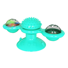 Carica l&#39;immagine nel visualizzatore di Gallery, Giocattolo per gatti con mulino a vento rotante e spazzola
