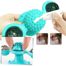 Carica l&#39;immagine nel visualizzatore di Gallery, Giocattolo per gatti con mulino a vento rotante e spazzola
