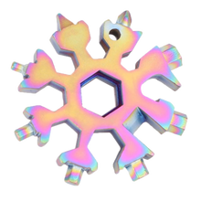 Carica l&#39;immagine nel visualizzatore di Gallery, Multiutensile a fiocco di neve in acciaio inossidabile 18-in-1
