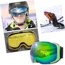 Carica l&#39;immagine nel visualizzatore di Gallery, Occhiali da neve con pacchetto di lenti - Ozerty
