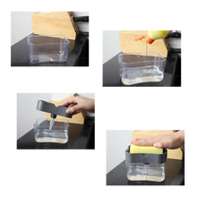 Carica l&#39;immagine nel visualizzatore di Gallery, Distributore di detersivo da cucina con porta spugna - Ozerty
