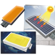 Carica l&#39;immagine nel visualizzatore di Gallery, LED per esterni a energia solare con rilevamento del movimento - Ozerty
