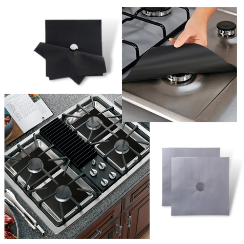 Tappetino protettivo per stufa a gas (confezione da 2) - Ozerty