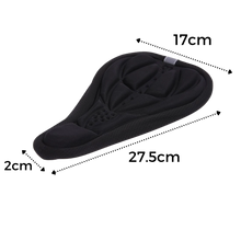 Carica l&#39;immagine nel visualizzatore di Gallery, Cuscino del sedile della bicicletta imbottito in gel di silicone - Ozerty
