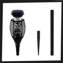 Carica l&#39;immagine nel visualizzatore di Gallery, Torcia luminosa solare a LED con fiamma tremolante - Ozerty
