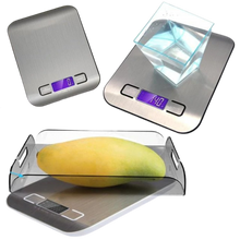 Carica l&#39;immagine nel visualizzatore di Gallery, Bilancia da cucina digitale LCD in acciaio inox - Ozerty
