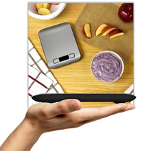 Carica l&#39;immagine nel visualizzatore di Gallery, Bilancia da cucina digitale LCD in acciaio inox - Ozerty
