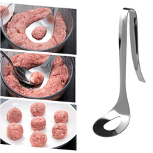 Carica l&#39;immagine nel visualizzatore di Gallery, Cucchiaio da polpetta in acciaio inossidabile - Ozerty
