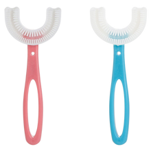 Carica l&#39;immagine nel visualizzatore di Gallery, Spazzolino da denti a forma di U per bambini (confezione da 2) - Ozerty
