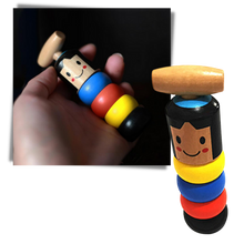 Carica l&#39;immagine nel visualizzatore di Gallery, Giocattolo magico infrangibile dell&#39;uomo di legno
