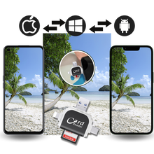 Carica l&#39;immagine nel visualizzatore di Gallery, Adattatore universale per schede SD - Ozerty
