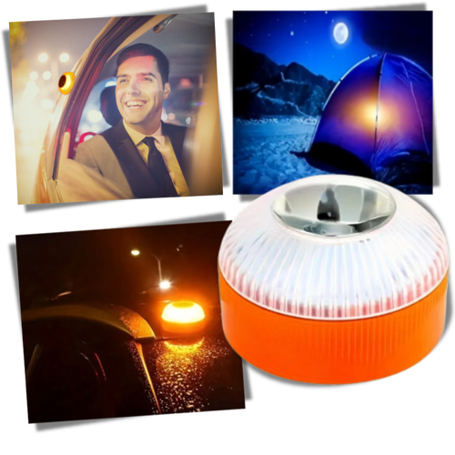 Luce Stroboscopica LED per Emergenza Auto Accreditata - Ozerty