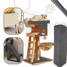 Carica l&#39;immagine nel visualizzatore di Gallery, Tappetino adesivo da parete per gatti - Ozerty
