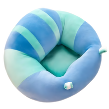 Carica l&#39;immagine nel visualizzatore di Gallery, Cuscino igienico regolabile per seggiolino per bambini -Strisce blu lago - Ozerty
