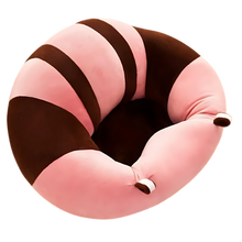Carica l&#39;immagine nel visualizzatore di Gallery, Cuscino igienico regolabile per seggiolino per bambini -Strisce rosa marrone - Ozerty
