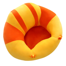 Carica l&#39;immagine nel visualizzatore di Gallery, Cuscino igienico regolabile per seggiolino per bambini -Strisce giallo arancio - Ozerty
