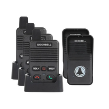 Carica l&#39;immagine nel visualizzatore di Gallery, Campanello interfono a comunicazione avanzata -2 Trasmettitori/3 Ricevitori - Ozerty
