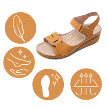Carica l&#39;immagine nel visualizzatore di Gallery, Sandali ortopedici da donna con supporto all&#39;arco plantare - Ozerty
