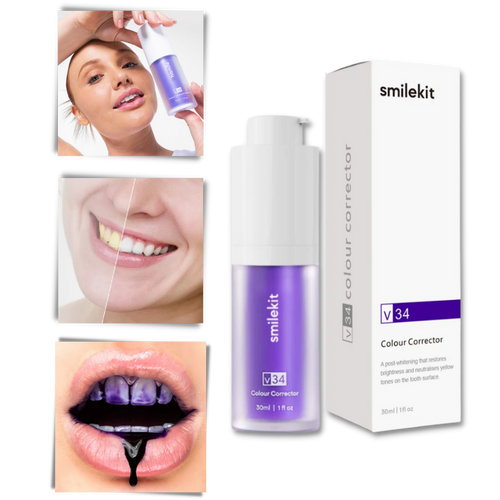 Dentifricio illuminante viola - Ozerty