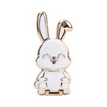 Carica l&#39;immagine nel visualizzatore di Gallery, Supporto per telefono a forma di coniglietto -Bianco   - Ozerty
