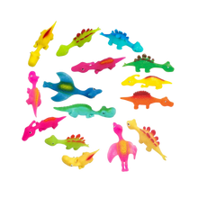 Carica l&#39;immagine nel visualizzatore di Gallery, Dinosauro da dito con fionda appiccicosa -15Pz - Ozerty
