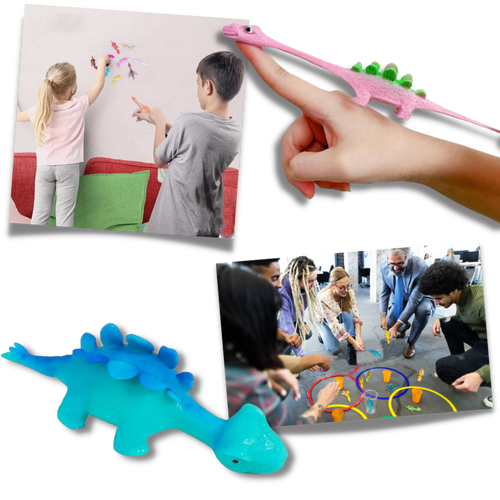 Dinosauro da dito con fionda appiccicosa - Ozerty