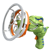 Carica l&#39;immagine nel visualizzatore di Gallery, Macchina per bolle di sapone colorate a forma di dinosauro -Verde - Ozerty
