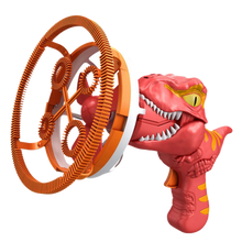 Carica l&#39;immagine nel visualizzatore di Gallery, Macchina per bolle di sapone colorate a forma di dinosauro -Rosso - Ozerty
