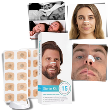 Carica l&#39;immagine nel visualizzatore di Gallery, Comode strisce per la respirazione nasale - Ozerty
