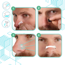 Carica l&#39;immagine nel visualizzatore di Gallery, Comode strisce per la respirazione nasale - Ozerty
