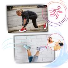 Carica l&#39;immagine nel visualizzatore di Gallery, Sneaker in tela antiscivolo comodamente rialzata - Ozerty
