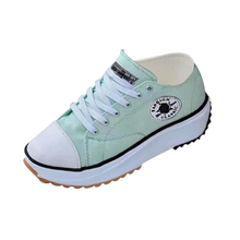Carica l&#39;immagine nel visualizzatore di Gallery, Sneaker in tela antiscivolo comodamente rialzata -Verde menta/EU35Verde menta/EU36Verde menta/EU37Verde menta/EU38Verde menta/EU39Verde menta/EU40Verde menta/EU41Verde menta/EU42 - Ozerty
