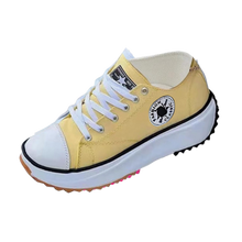 Carica l&#39;immagine nel visualizzatore di Gallery, Sneaker in tela antiscivolo comodamente rialzata -Giallo/EU35Giallo/EU36Giallo/EU37Giallo/EU38Giallo/EU39Giallo/EU40Giallo/EU41Giallo/EU42 - Ozerty
