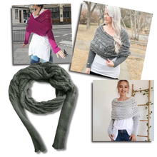 Carica l&#39;immagine nel visualizzatore di Gallery, Accogliente Coprispalle Lavorato a Maglia - Ozerty
