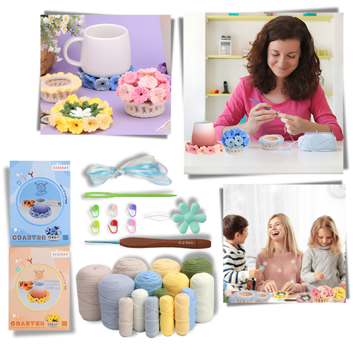 Sottobicchieri creativi artigianali fai da te - Ozerty