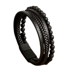 Carica l&#39;immagine nel visualizzatore di Gallery, Bracciale umanico disintossicante -Nero - Ozerty
